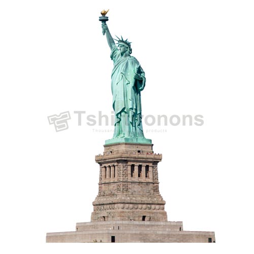 Statue of Liberty T-shirts Iron On Transfers N8068 - Click Image to Close